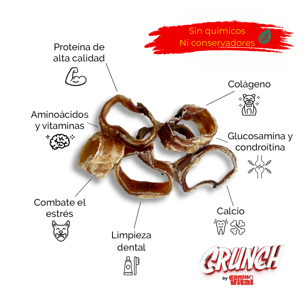 🥩Tráquea de Res Deshidratada 🥩