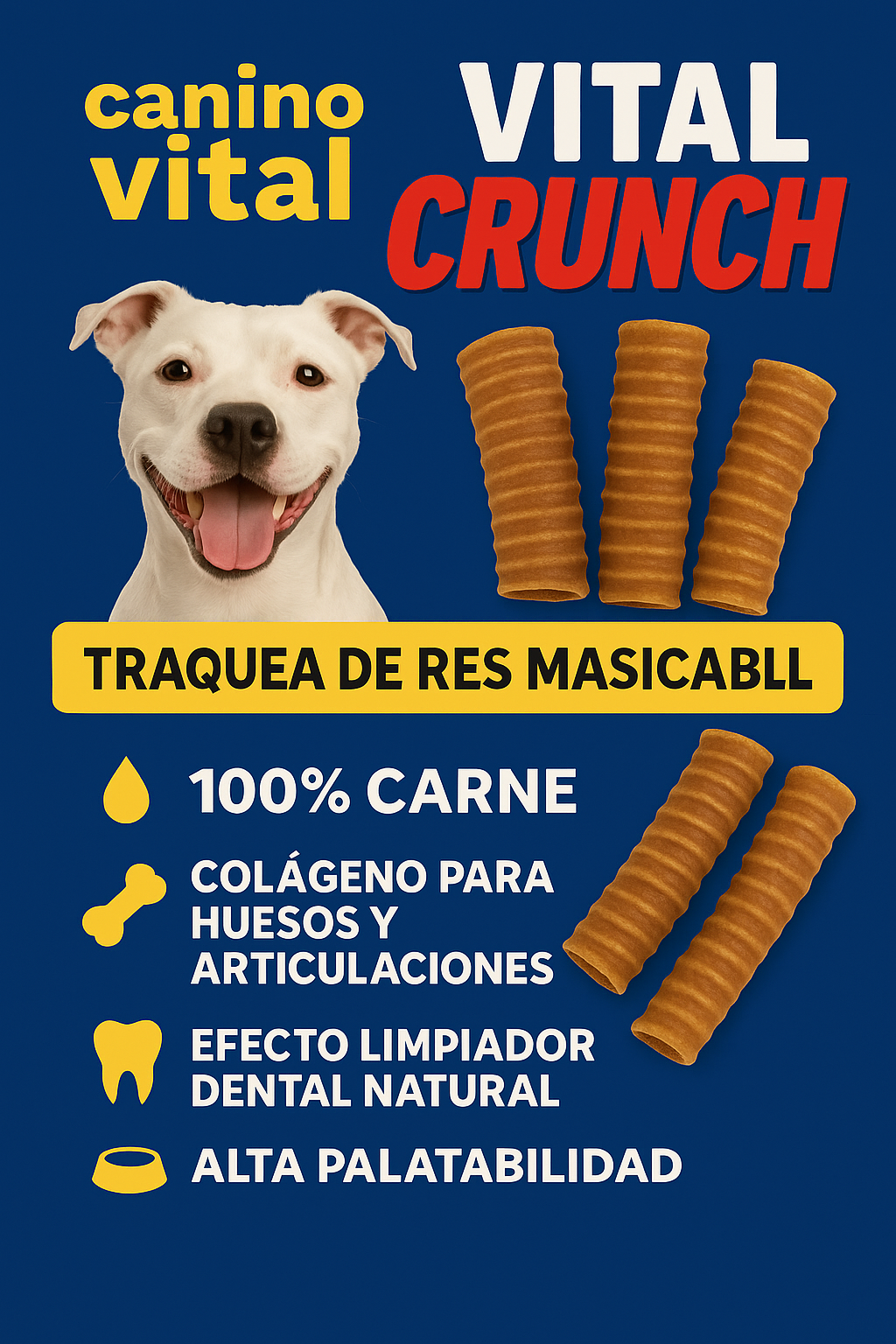 🥩Tráquea de Res Deshidratada 🥩